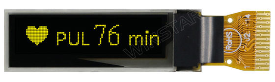 0.84 Inch OLED 96x16dots 14 pin SSD1316 White/Blue display color LCD Smart Display White Wearable