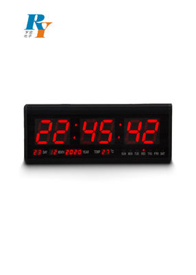 Custmoized Temperature Calendar Month Day Week LCD Display 7 Segment With Light