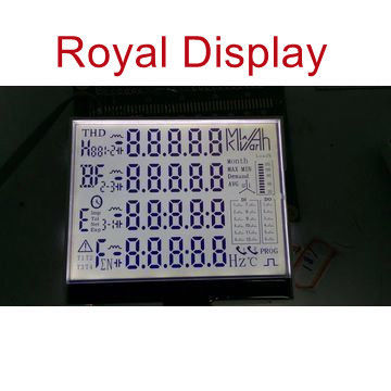 Monochrome Segment 6 Digits Custom Fuel Dispenser LCD Display