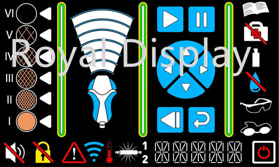 3.3V Negative VA LCD Panel 1/3 Bias 7 Segment Negative FSTN VA