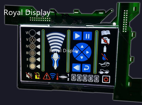 3.3V Negative VA LCD Panel 1/3 Bias 7 Segment Negative FSTN VA
