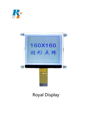 160X160 Dot FSTN LCD Module FFC Connector Monochrome 3.3V Parallel