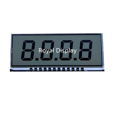 Custom Digit Segment Odometer VA Transparent LCD Screen Display White LED Backlight