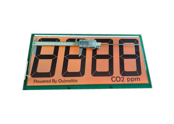 TN Transflection Lcd Segment Display 400mA Positive ST7065C 7 Segment Lcd Monitor