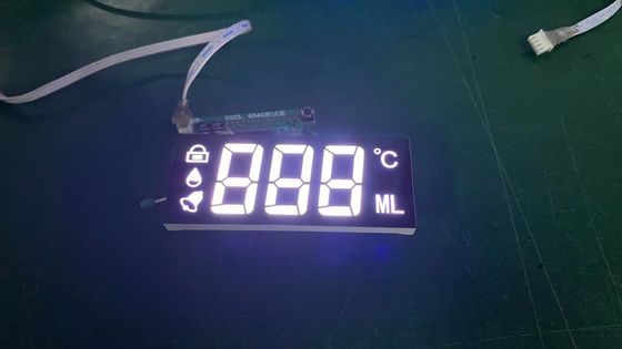Ultra Thin White 7 Segment LED Display Common Cathode For Timer Indicator