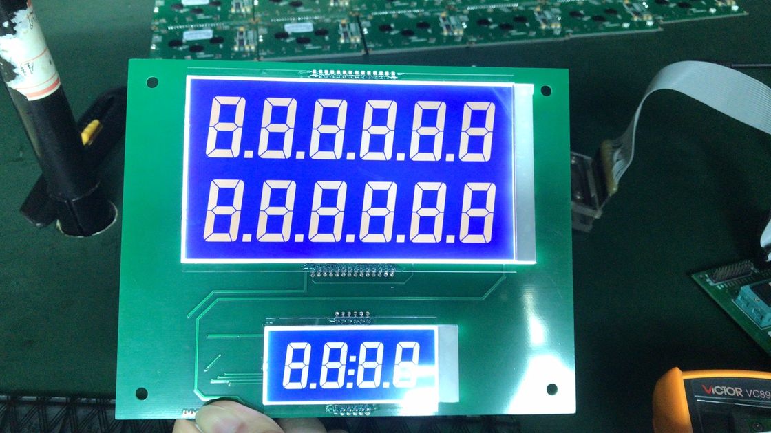 DFSTN LCD Module For Fuel Dispenser Industrial Display Super Wide Temperature Transmissive Negative Customizable