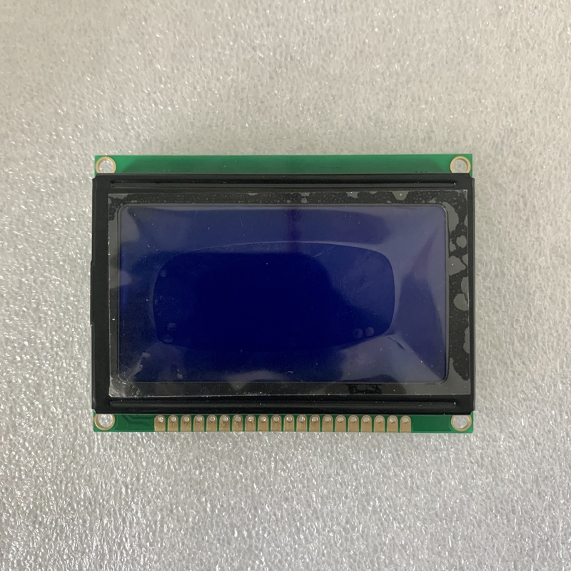 LCM12864A 128x64 LCD Display Module STN Blue Negative 8-bit MPU Interface White LED Side Backlight