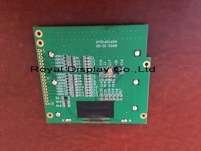 FSTN Positive STN Grey 160X160 Dots COB UC1698 Controller Graphic LCD Display FPC Soldering