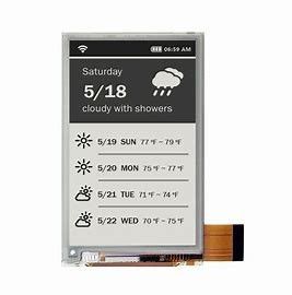 COG COF 250×122 E lnk Epaper Screen Electronic Paper Display  Module SGS Active Matrix Electrophoretic Display