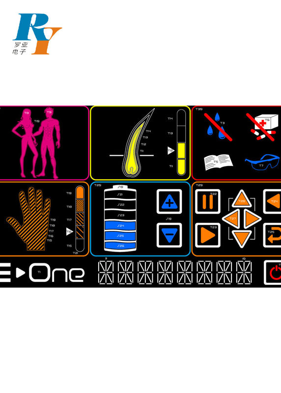 LED Backlight 3.3V VA LCD Display 7 Segment 8 Digit Silk Screen 1/3 Bias