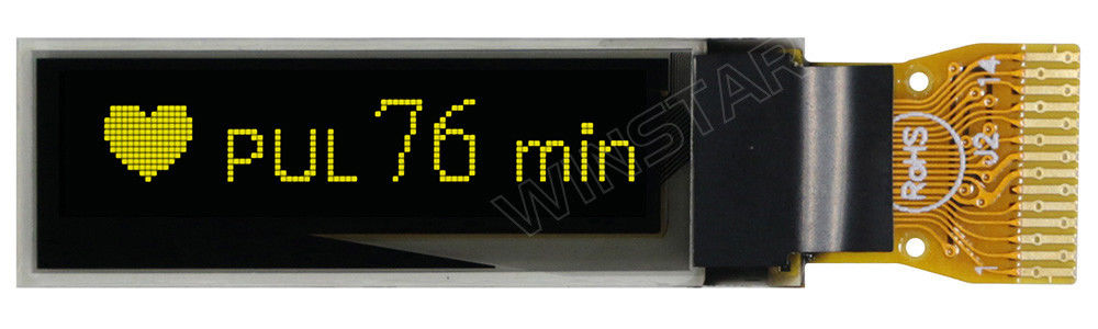 0.84 Inch OLED 96x16dots 14 pin SSD1316 White/Blue display color LCD Smart Display White Wearable