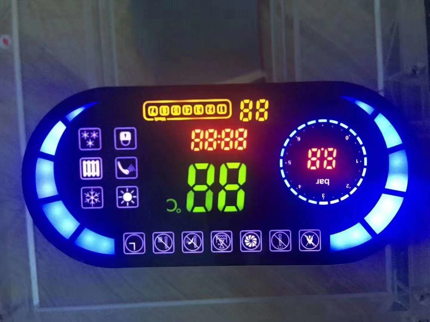 Common Cathode 4 Digit LED 7 Segment Display RGB Custom LED Display ...